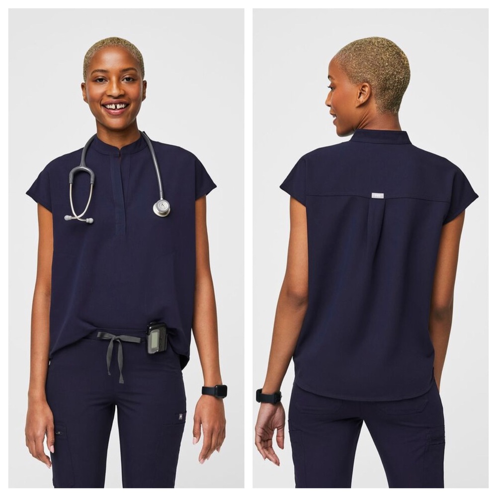 Figs Women's Navy Top